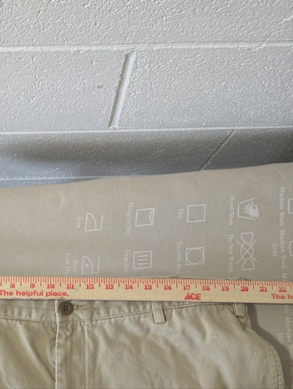 NAUTICA Clipper Chino Pants Men's Sz 40 x 30 Khaki Relax Fit Classic Preppy - Picture 5 of 6